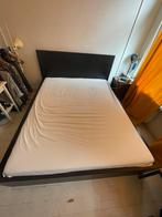 IKEA Malm bed 160x200, zwart, incl. matras, Huis en Inrichting, Ophalen, Gebruikt, Zwart, Tweepersoons