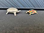2x vintage schildpadje, Antiek en Kunst, Curiosa en Brocante, Ophalen of Verzenden