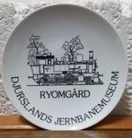 Wandbord met trein Deens spoorwegmuseum, Ophalen of Verzenden, Nieuw, Trein, Overige typen