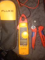 Flucke multimeter en stroomtang en een adereindhuls tang kni, Doe-het-zelf en Verbouw, Verzenden, Zo goed als nieuw, Multimeter