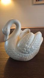 Keramieke bloempot zwaan, Tuin en Terras, Bloempotten, Rond, Nieuw, Ophalen of Verzenden, Aardewerk
