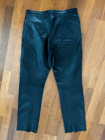 Zwarte leren broek van Arma mt 44 beschikbaar voor biedingen