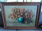 bloemen op vaas, Antiek en Kunst, Kunst | Schilderijen | Klassiek, Ophalen of Verzenden