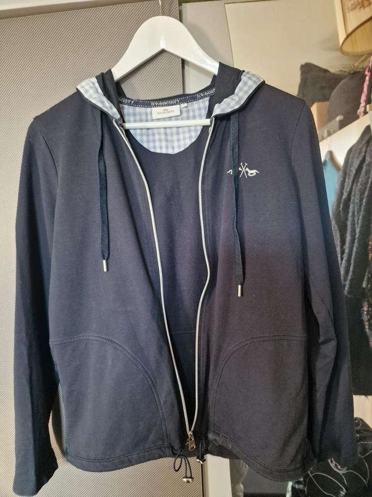 Zwart HV Society Jasje Maat 38, Kleding | Dames, Jasjes, Kostuums en Pakken, Zo goed als nieuw, Jasje, Maat 38/40 (M), Zwart, Ophalen of Verzenden