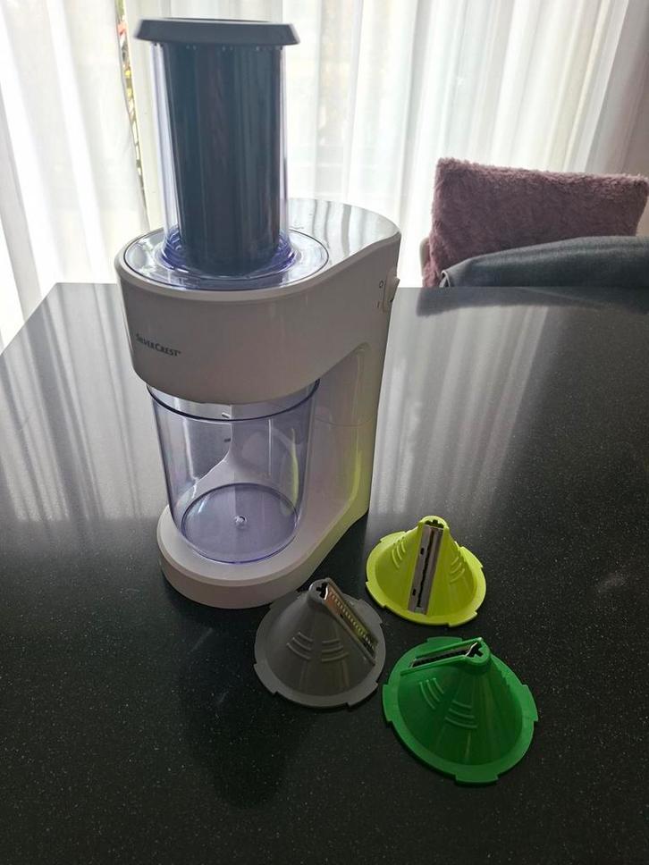 Silvercrest Spiraalsnijder - Zo goed als nieuw!, Witgoed en Apparatuur, Keukenmixers, Nieuw, 1 snelheid, Vaatwasserbestendig, Ophalen