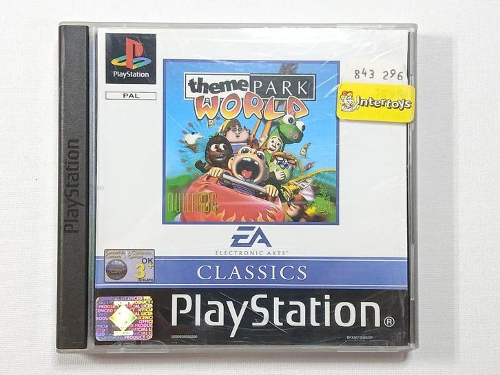 Theme Park World - PlayStation - PAL - Compleet, Spelcomputers en Games, Games | Sony PlayStation 1, Zo goed als nieuw, Simulatie