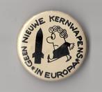 Protest button Geen Kernwapens in Europa, Verzamelen, Speldjes, Pins en Buttons, Gebruikt, Niet vindbaar, Niet vindbaar, Speldje of Pin