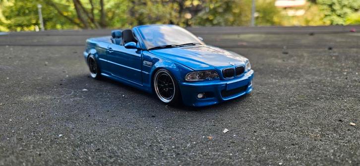 SALE 1:18 BMW M3 E46 cabrio V8 custom kyosho, Hobby en Vrije tijd, Modelauto's | 1:18, Zo goed als nieuw, Auto, Kyosho, Ophalen of Verzenden