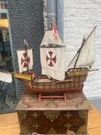 Antiek Spaans Galjoen Model - Prachtig Detail!, Hobby en Vrije tijd, Modelbouw | Boten en Schepen, Ophalen of Verzenden, Gebruikt