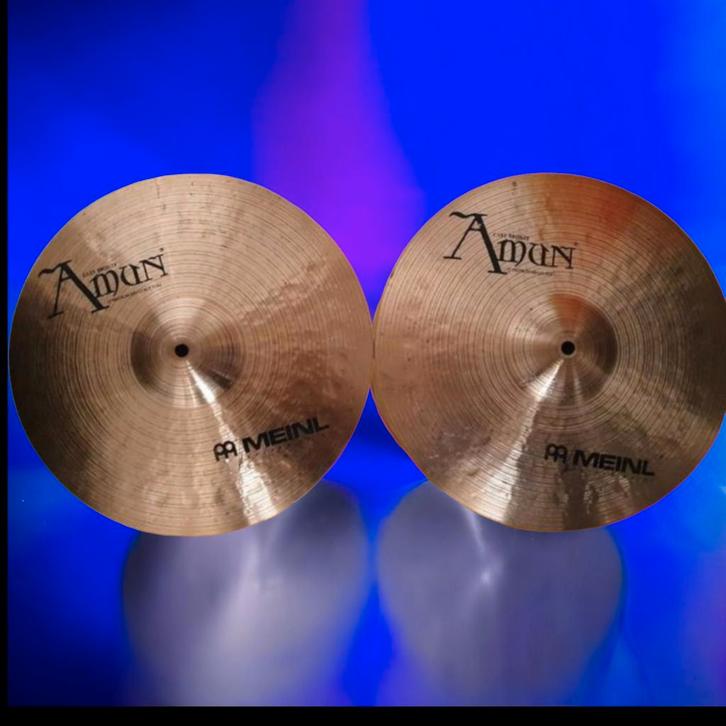 Meinl Amun 14" Hihat & 20" Ride, Muziek en Instrumenten, Drumstellen en Slagwerk, Gebruikt, Overige merken, Ophalen of Verzenden