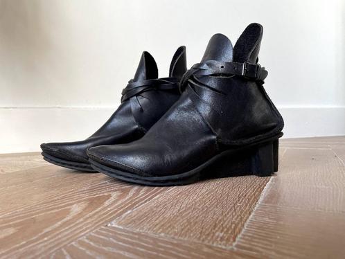 Trippen: Nieuwe zwart leren enkellaarsjes Holy f. Maat 38, Kleding | Dames, Schoenen, Nieuw, Lage of Enkellaarzen, Zwart, Ophalen of Verzenden
