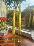 Groene kleine vaasjes, Ophalen of Verzenden, Groen, Glas, Minder dan 50 cm