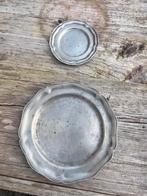 Tinnen bordjes, Antiek en Kunst, Antiek | Tin, Ophalen