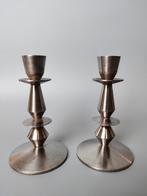 Modernistisch vintage Mid Century design kandelaar set, Verzenden, Overige materialen, Minder dan 25 cm