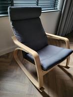 Poang schommelstoel, Huis en Inrichting, Fauteuils, Zo goed als nieuw, Hout, Ikea, Ophalen