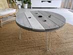 salon tafel kabelhaspel hout whitewash, Ophalen, Gebruikt, Rond, 50 tot 100 cm