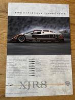 Jaguar XJR8 originele advertentie, Ophalen of Verzenden, Gelezen, Overige merken