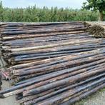 Te koop houten fruitboompalen gem 8 tot 10 dik lopen taps to, Ophalen, Gebruikt, 250 cm of meer, Palen