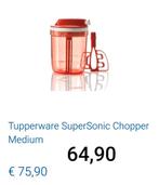 SuperSonic Chopper (Turbomax / Uiensnijder) van Tupperware, Ophalen of Verzenden, Nieuw, Overige typen