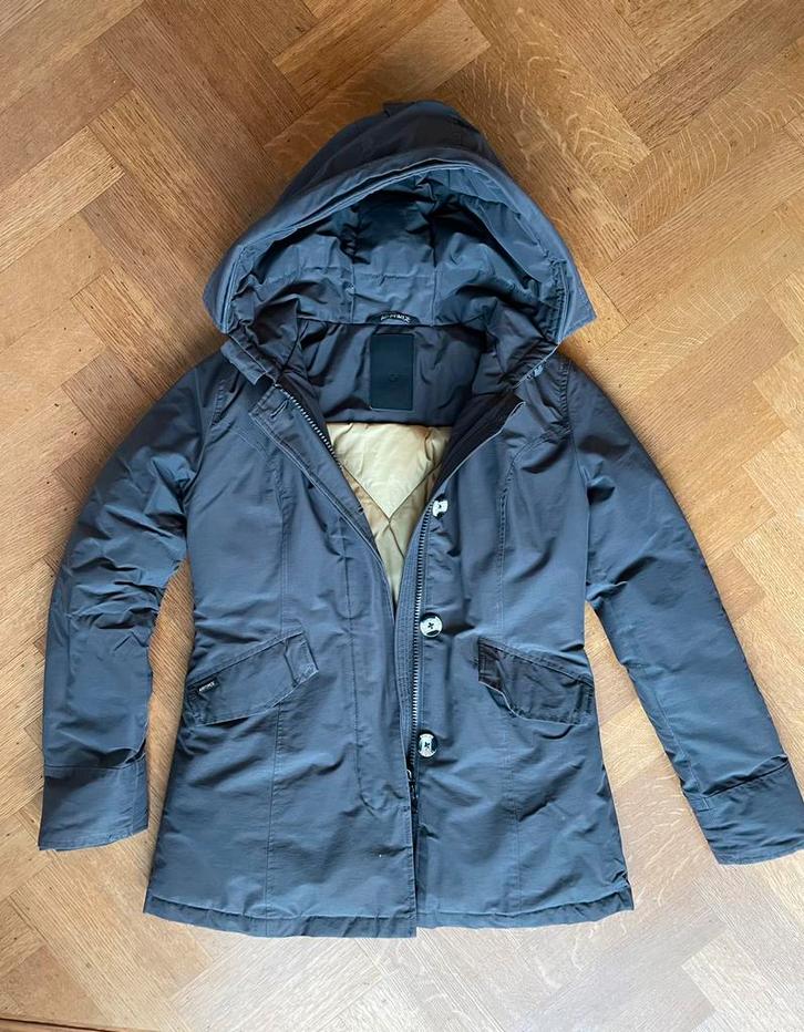 Airforce warme dames parka, maat XS, donkergrijs, Kleding | Dames, Jassen | Winter, Gedragen, Maat 34 (XS) of kleiner, Grijs, Ophalen of Verzenden