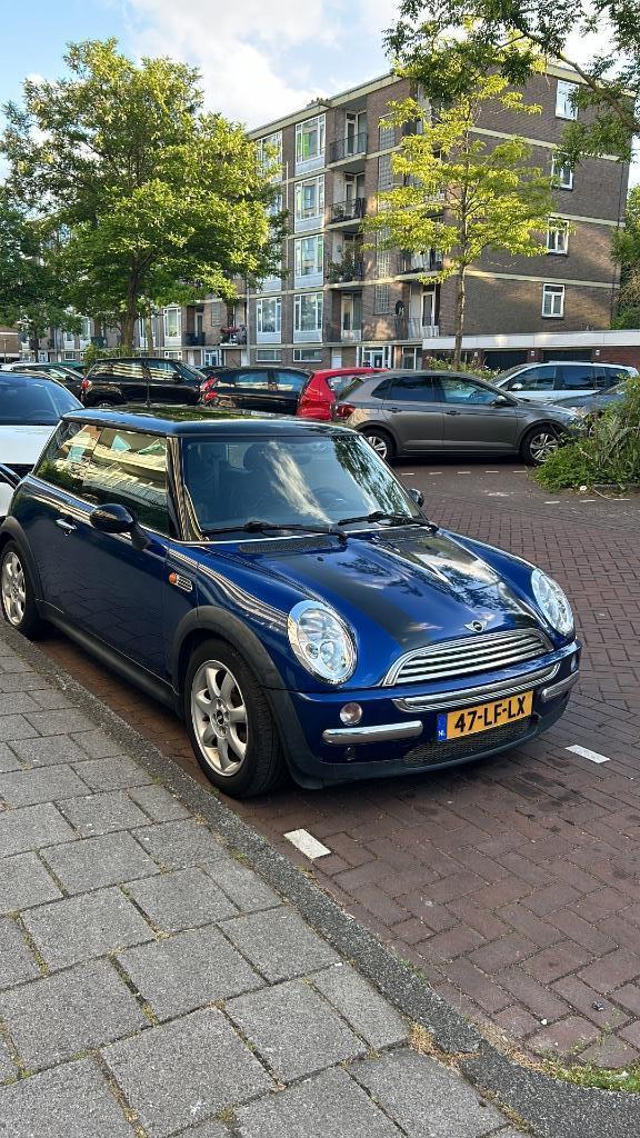 Mini 1.6 16V Cooper AUT 2002 Blauw, Auto's, Mini, Particulier, Cooper, Benzine, E, Hatchback, Automaat, Origineel Nederlands, Blauw