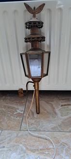 Antieke Koperen Lantaarn met Adelaar, Antiek en Kunst, Antiek | Lampen, Ophalen of Verzenden