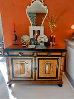 Antieke Wortelnoten Dressoir Buffetkast Houtsnijwerk, Antiek en Kunst, Antiek | Meubels | Kasten, Ophalen