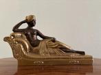 Vintage beeld Pauline Bonaparte / liggende vrouw., Antiek en Kunst, Kunst | Beelden en Houtsnijwerken, Ophalen of Verzenden