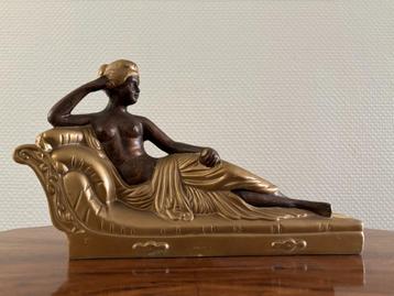 Vintage beeld Pauline Bonaparte / liggende vrouw. beschikbaar voor biedingen