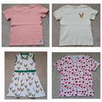 4-dlg Mini Rodini pakket: jurk + 3 shirts, mt 140/146 ZGAN, Zo goed als nieuw, Setje, Mini Rodini, Verzenden
