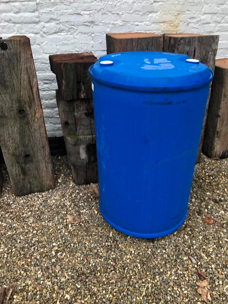 Regenton 200ltr kunststof ton zware kwaliteit gesloten ton, Tuin en Terras, Regentonnen, 150 liter of meer, Ophalen