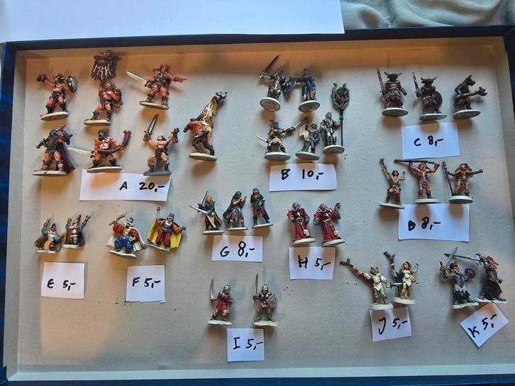 D&D figures plus andere. Zeldzaam!, Hobby en Vrije tijd, Wargaming, Zo goed als nieuw, Overige soorten, Figuurtje(s), Verzenden