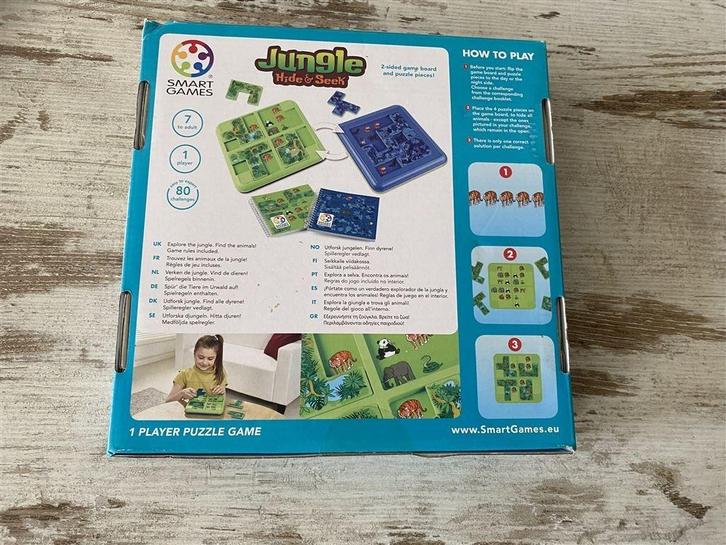 Jungle hide & seek smart games [s717], Hobby en Vrije tijd, Gezelschapsspellen | Bordspellen, Zo goed als nieuw, Ophalen of Verzenden