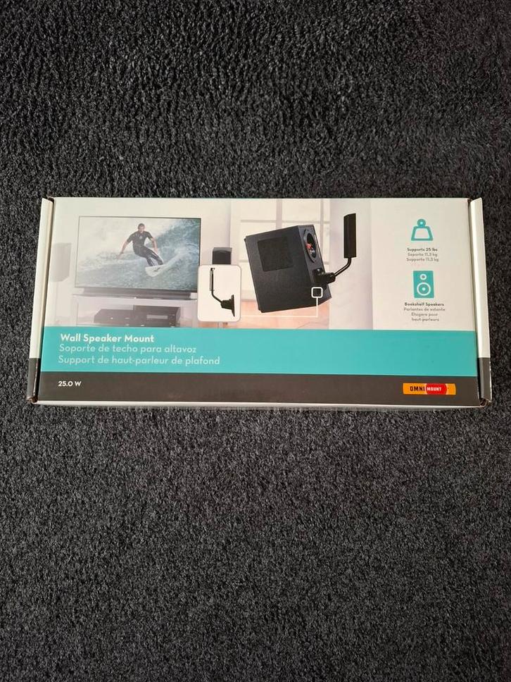 Omnimount Luidspreker Beugel - Nieuw in doos!, Audio, Tv en Foto, Luidsprekers, Nieuw, Overige typen, Minder dan 60 watt, Overige merken