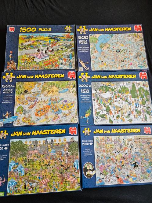 Jan van haasteren puzzels 1500 / 2000 stuks, Hobby en Vrije tijd, Denksport en Puzzels, Zo goed als nieuw, Legpuzzel, Meer dan 1500 stukjes