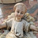 Gipsen brocante kerstkindje oud kerst, Diversen, Kerst, Ophalen of Verzenden