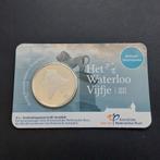 5 euro in coincard Het Waterloo vijfje BU, Ophalen of Verzenden, Koningin Beatrix, Euro's