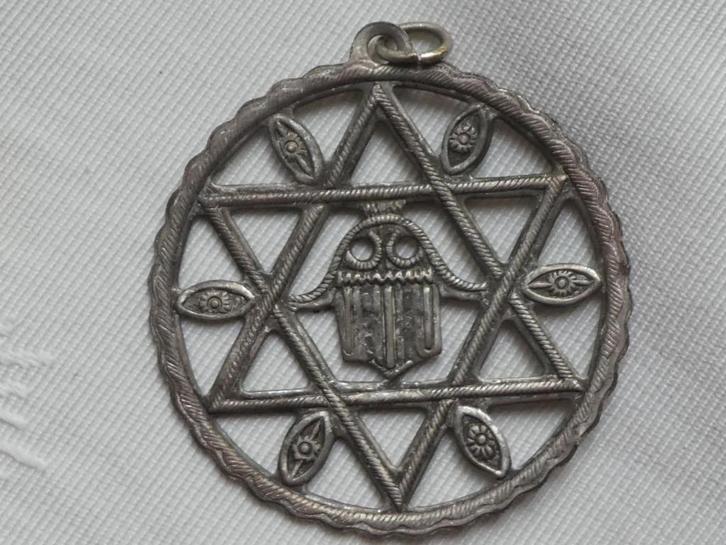 Joodse Ster Hanger, Antiek en Kunst, Antiek | Religie, Verzenden