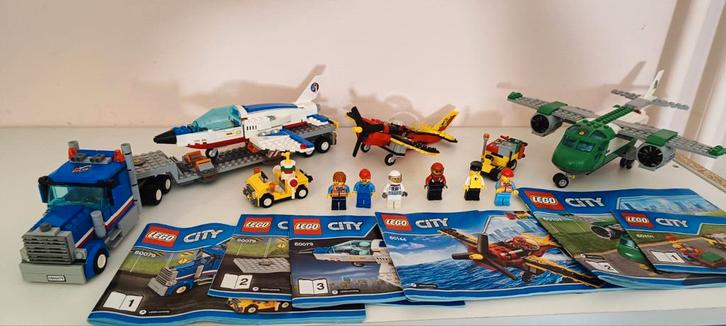 Lego City partij vliegtuigen, Kinderen en Baby's, Speelgoed | Duplo en Lego, Zo goed als nieuw, Lego, Complete set, Ophalen of Verzenden