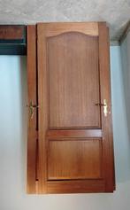 Massieve hardhouten stompe deuren (5x), Doe-het-zelf en Verbouw, Deuren en Horren, Ophalen, Gebruikt, 80 tot 100 cm, Binnendeur