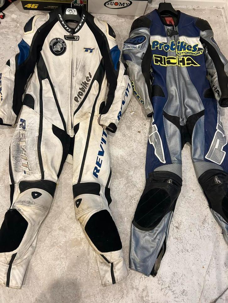 Motorpakken Rev'it en Richa, Motoren, Kleding | Motorkleding, Combipak, Heren, Tweedehands, Ophalen of Verzenden