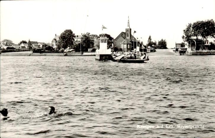 Hoedekenskerke - Provinciale Boot, Verzamelen, Ansichtkaarten | Nederland, Ongelopen, Zeeland, 1940 tot 1960, Ophalen of Verzenden