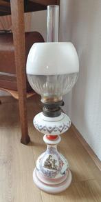 Prachtige Vintage Brocante Lamp Olielamp, Antiek en Kunst, Antiek | Lampen, Ophalen