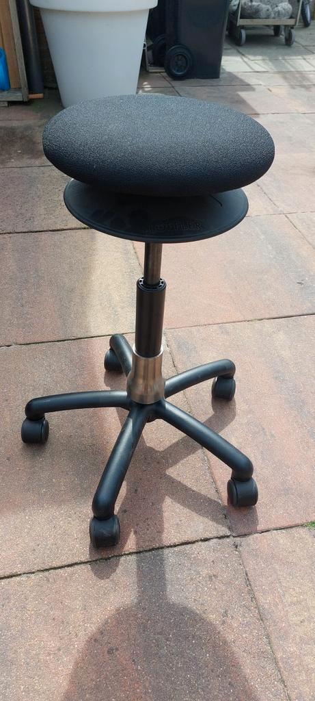 Löffler Bureaukruk - Ergonomisch Zwart, Huis en Inrichting, Bureaustoelen, Gebruikt, Bureaukruk, Zwart, Ergonomisch, Ophalen