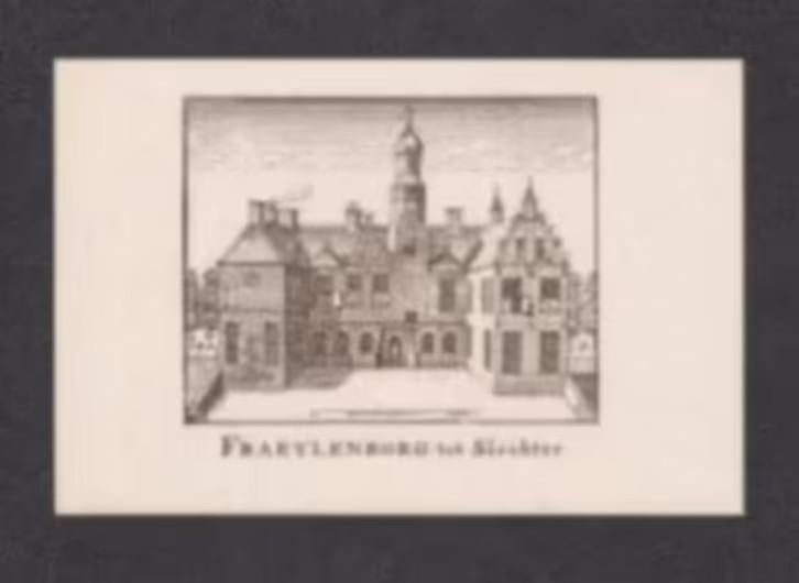 Slochteren Borg Fraeylenborg tot Slochter., Ophalen of Verzenden, 1960 tot 1980, Ongelopen, Groningen