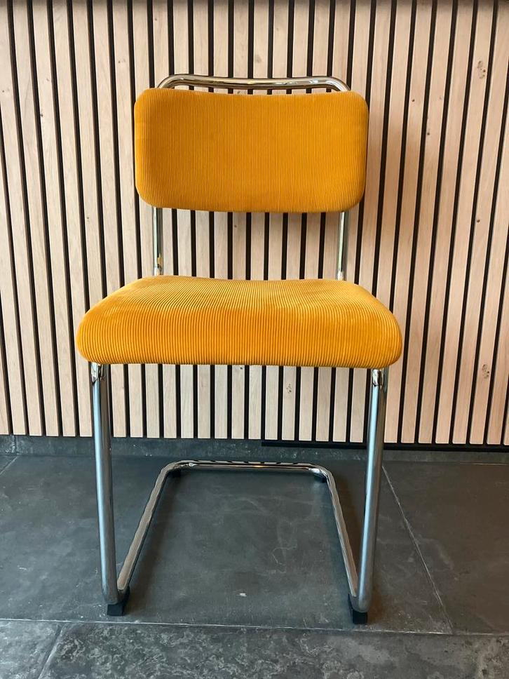 Gispen classics GS101, Huis en Inrichting, Stoelen, Zo goed als nieuw, Eén, Metaal, Stof, Overige kleuren, Ophalen