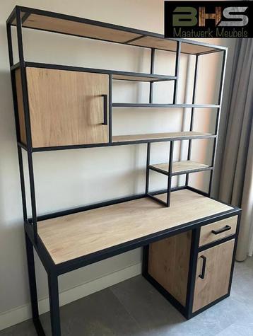 Bureau/kast Arie - volledig op maat leverbaar! #eiken #staal beschikbaar voor biedingen