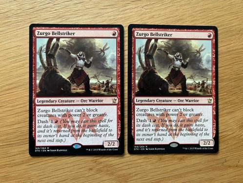 Zurgo Bellstriker 2x, Hobby en Vrije tijd, Verzamelkaartspellen | Magic the Gathering, Nieuw, Meerdere kaarten, Ophalen of Verzenden