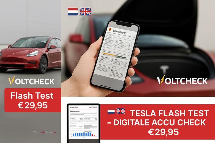 Tesla Batterij scan, Health check (SOH) ⚡️, Auto-onderdelen, Accu's en Toebehoren, Nieuw, Ophalen