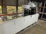 Keukenblokje voor bijkeuken of garage, Huis en Inrichting, Keuken | Complete keukens, Ophalen, Gebruikt, Wit, Enkelwandige keuken